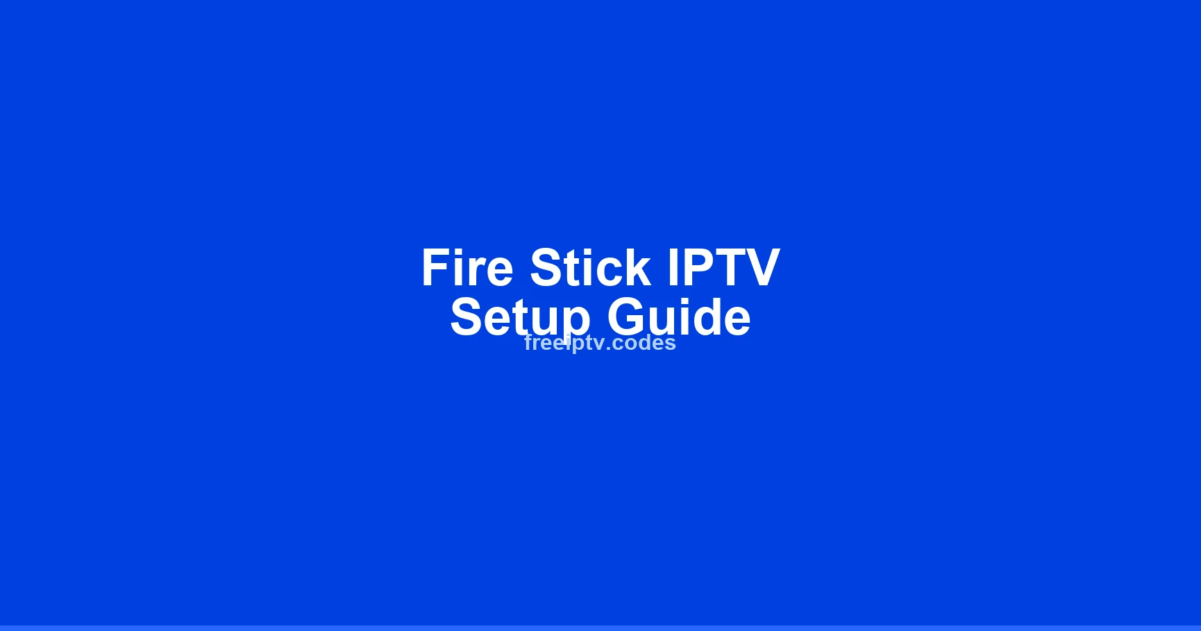 Fire TV Stick remote and interface showing an IPTV player channel list